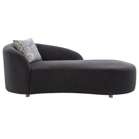 Washington Black or Arctic White Fleece Chaise