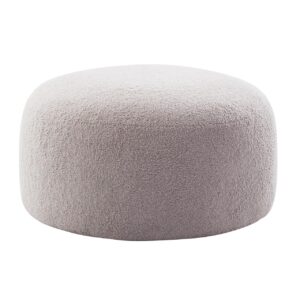 Framingham Round Fabric Ottoman