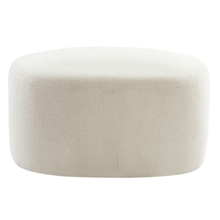 Washington Arctic White Ottoman