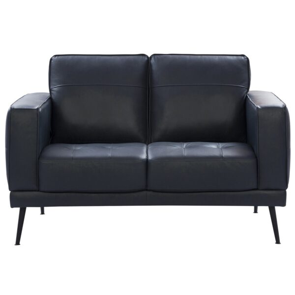 PinkCity Imports black loveseat front