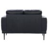 PinkCity Imports black loveseat back