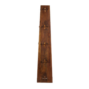 Frame Acacia Wood 5 Tier Bookshelf