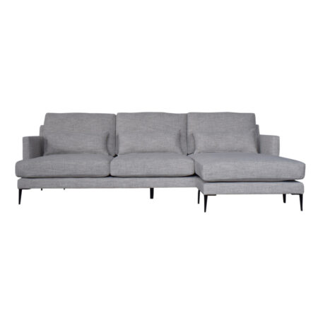 Abbott Reversible Sectional Warm or Dark Grey