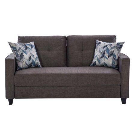 Alex Fraser Loveseat Beige or Charcoal