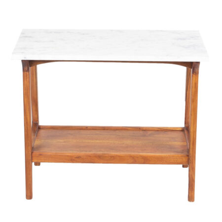 Aspen Marble Top Side Table