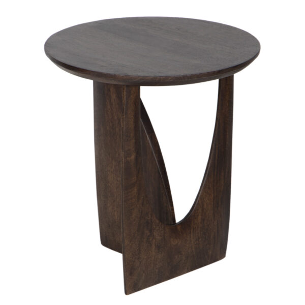 Abstract Mango Round Side Table