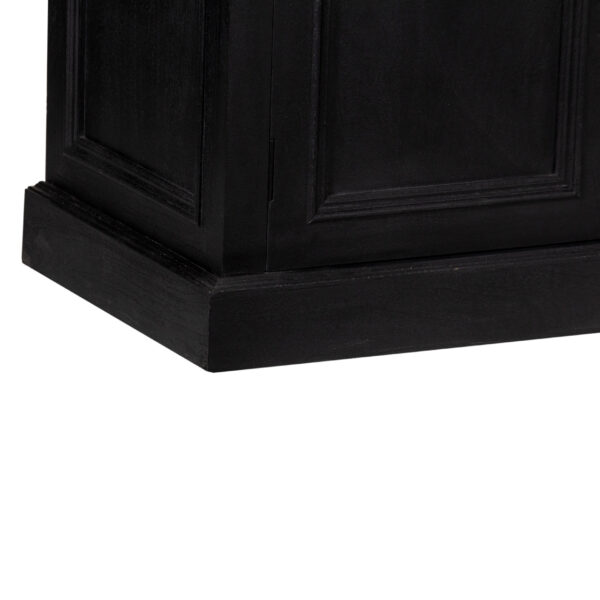 Adelind Mango Wood Marble Top 2 Door Cabinet 2 Drawers