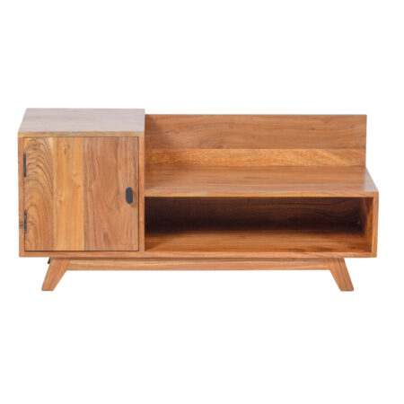 Advin Acacia Wood Entryway Bench