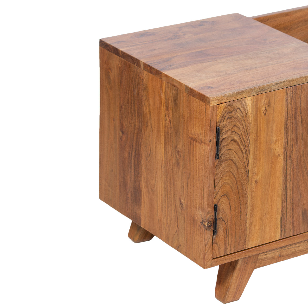 Advin Acacia Wood Entryway Bench