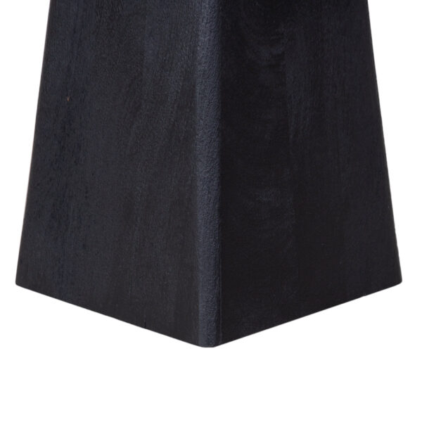 Aisne Mango Wood Black Side Table