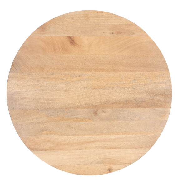 Ajax Mango Wood Round Coffee Table