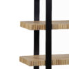 Ajman Mango Wood Metal Stand Bookshelf