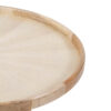 Albero Mango Wood Round Tray Top Coffee Table D