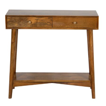 Albi Mango Wood Mid Century Console Table Albi Mango Wood Mid Century Console Table