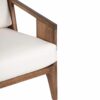 Alex Mango Wood Loft Fabric Arm Chair