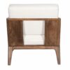 Alex Mango Wood Loft Fabric Arm Chair