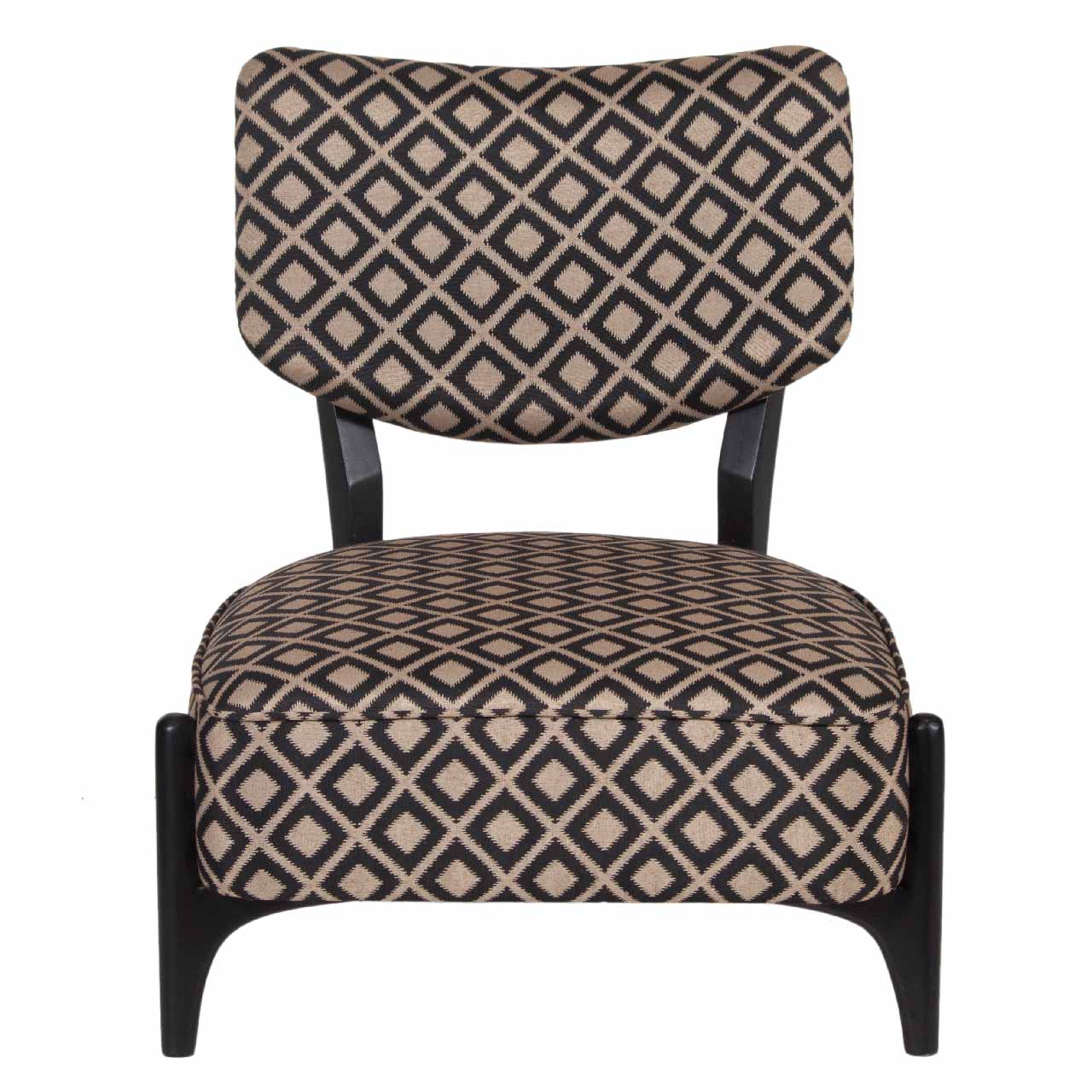 Alison Mango Wood Fabric Chair