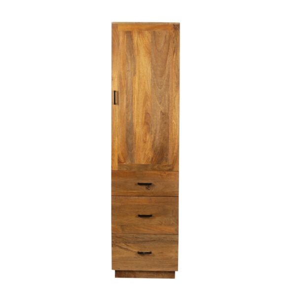 Allan Mango Wood Wood 1 Door Wardrobe TCSP