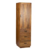 Allan Mango Wood Wood 1 Door Wardrobe TCSP