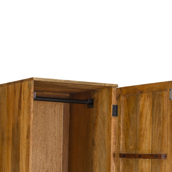 Allan Mango Wood Wood 1 Door Wardrobe TCSP