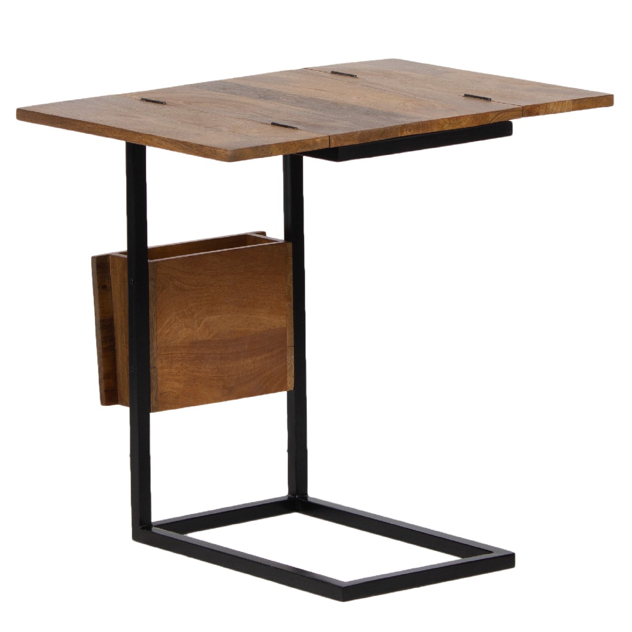 Allen Mango Wood Metal Set of 2 Table
