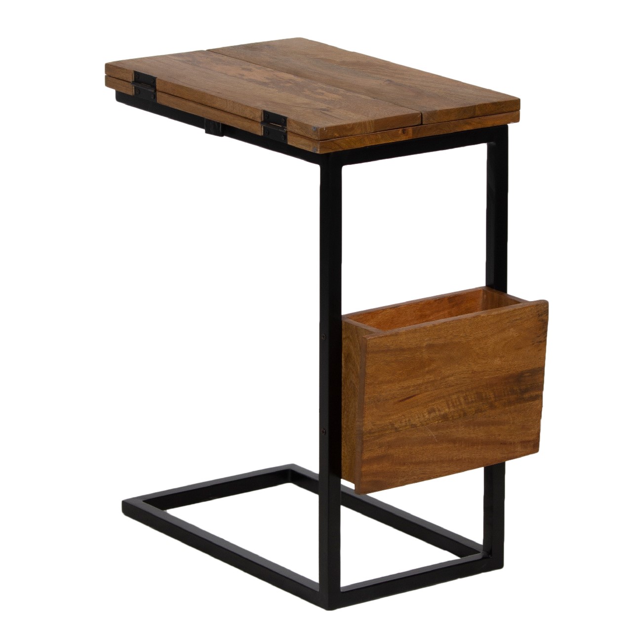 Allen Mango Wood Metal Set of 2 Table