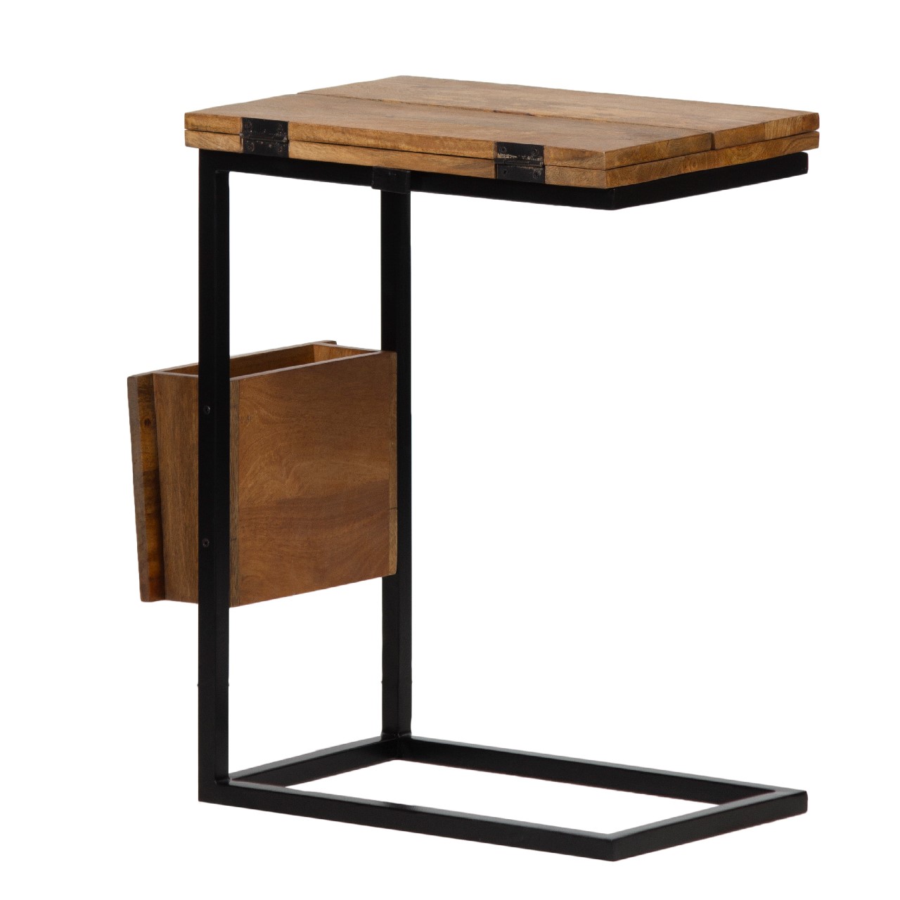 Allen Mango Wood Metal Set of 2 Table