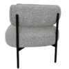 Allie Metal Fabric Accent Chair