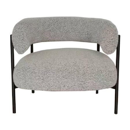 Allie Fabric Iron Accent Chair Allie Fabric Iron Accent Chair