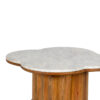 Allison Mango Wood Marble Top Coffee Table