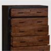 Alpena Acacia Wood 6 Drawer Highboy