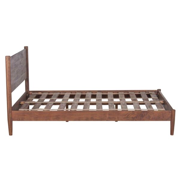 Anbu Acacia Sandblasted Walnut Queen Bed Mattress 60x80