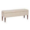 Anbu Acacia Wood Linen Storage Bench