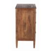 Anbu Acacia Wood Sandblasted Walnu 3 Drawer Chest of Drawers