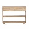 Anton Mango Wood 2 Drawer Console Table