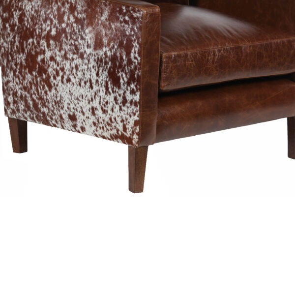 Arhaus Brompton Leather Hide Arm Sofa