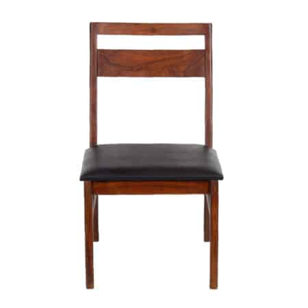 Astor Acacia Wood Dining Chair With PU Upholstered Seat