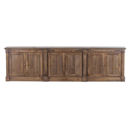 Athens Mango Wood Large 6 Door Sideboard