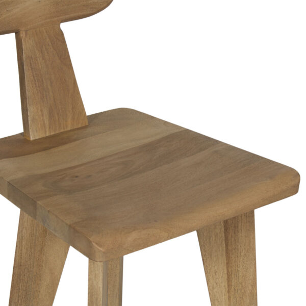 Atrium Mango Wood Dining Chair Natural C