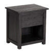 Atwell Mango Wood 1 Drawer Side Table