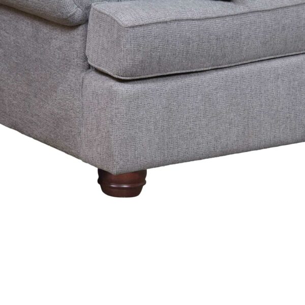 Aurora Grey Love Seat Sofa