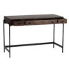 Austin Mango Wood Metal Base 3 Drawer Desk