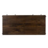 Austin Mango Wood Metal Base 3 Drawer Desk