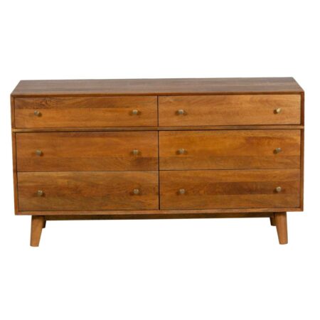 Avalon Mango Wood 6 Drawer Dresser