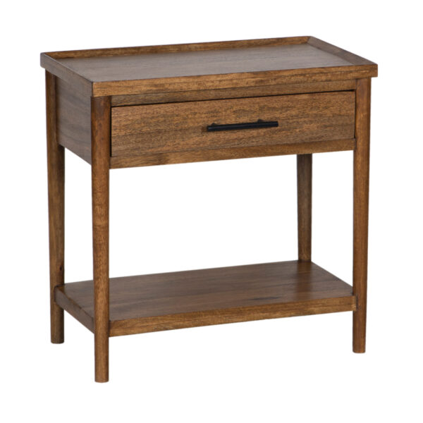 Avika Mango Wood 1 Drawer Side Table