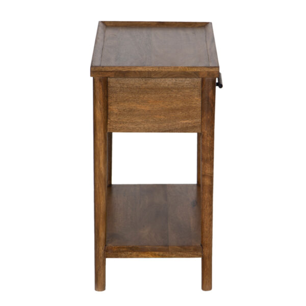 Avika Mango Wood 1 Drawer Side Table