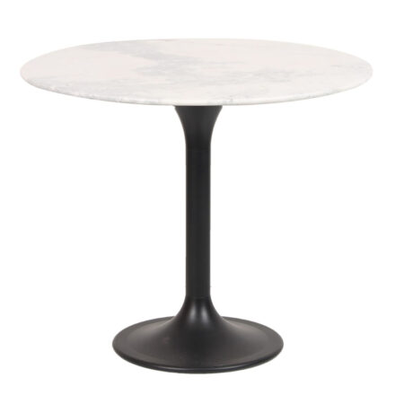 Bistro Marble Top Round Dining Table - Small