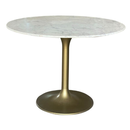 Bistro Tulip Marble Top Dining Table - Gold Bistro Tulip Marble Top Dining Table - Gold