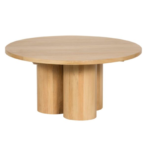 Baarlo Mango Wood Round Coffee Table