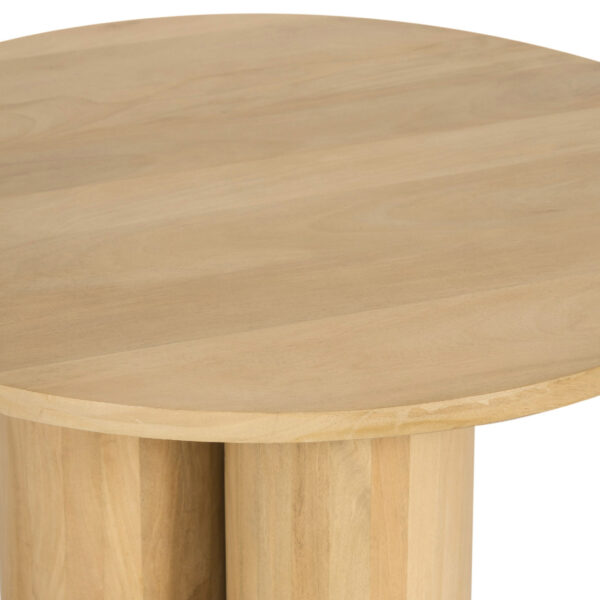 Baarlo Mango Wood Round Coffee Table